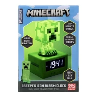 1. Lampka 3D Budzik Minecraft Creeper 