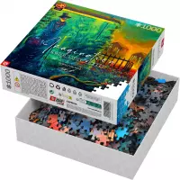 3. Good Loot Imagination Puzzle: Sebastian Moń Stationary Traveller II (1000 elementów)