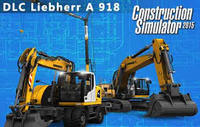 4. Construction Simulator 2015: Liebherr A 918 (PC) (klucz STEAM)