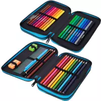 2. CoolPack Jumper 2 Piórnik Dwukomorowy Z Wyposażeniem Football 2T Blue F066008