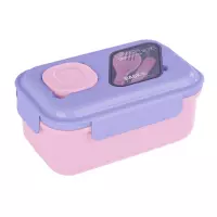4. BackUp Śniadaniówka Fioletowo-Różowa SB8D36