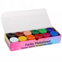 2. Starpak Farby Plakatowe 12 Kolorów 20ml Care Bears 586307