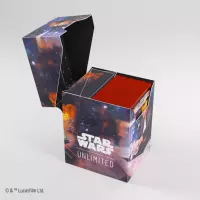 10. Gamegenic: Star Wars Unlimited Card Game - Soft Crate - Pudełko na Karty - Han Solo / Millenium Falcon