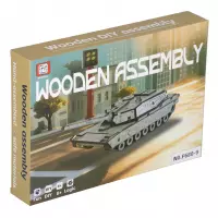 5. Mega Creative Puzzle Drewniane 3D Czołg 55el. 597679