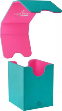 6. Gamegenic: Squire 100+ XL - Pudełko na Karty - Teal/Pink