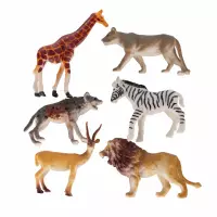 8. Mega Creative Zwierzęta Dzikie Figurki 6 szt.570094
