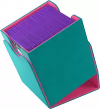 3. Gamegenic: Squire 100+ XL - Pudełko na Karty - Teal/Pink