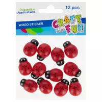 1. Craft With Fun Ozdoba Dekoracyjna Drewniana Biedronki 567316