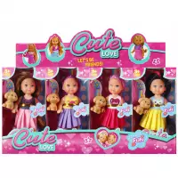 2. Mega Creative Lalka 12cm + Piesek 523044