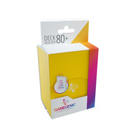 10. Gamegenic: Deck Holder 80+ - Yellow - Pudełko na Karty