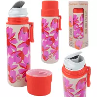 5. CoolPack Vectis Termos Metalowy z Kubeczkiem 450ml Flores Rosa Z33914