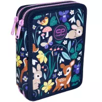 1. CoolPack Jumper XL Piórnik Dwukomorowy Z Wyposażeniem Oh My Deer F077664