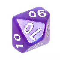 2. Komplet kości REBEL RPG - Kamienie Księżycowe - Ametyst