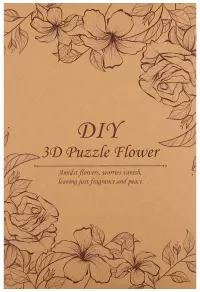 3. Mega Creative Puzzle Drewniane 3D Kwiaty 99el 594883