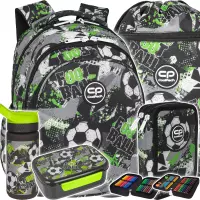 1. CoolPack Zestaw Szkolny Let's Gol 5el. Plecak Jerry F029674 + Piórnik F066674 + Worek F070674 + Z08674 + Z18674