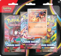 1. Pokemon TCG: Mega Evolution - Chaos Rising - 3-Pack Blister Bundle (12)