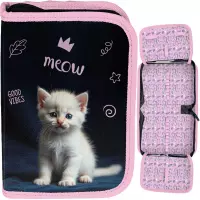 1. Paso Piórnik Dwuklapkowy bez Wyposażenia White Cat PP26CD-P001BW