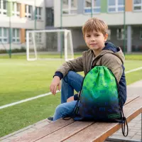 5. AstraBag Worek Szkolny Na Sznurkach AD1 Ombre Football 507026017
