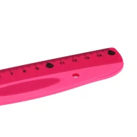 4. STARPAK Linijka Szkolna Plastikowa 15 cm Różowa 470969