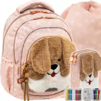 1. AstraBag Zestaw Szkolny Fluffy Puppy 3el. Plecak AB330 502026016 + Worek 507026008 + Piórnik 503026024