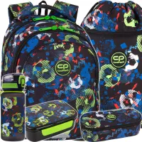 1. CoolPack Zestaw 5el. Football Blue Plecak F029336 + Worek D070336 + Piórnik D062336 + Z17336 + Z18336
