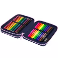 5. CoolPack Jumper XL Piórnik Dwukomorowy Z Wyposażeniem Oh My Deer F077664