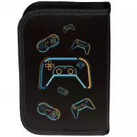 2. Paso Piórnik Dwuklapkowy bez Wyposażenia Gamer PP26GM-P001BW