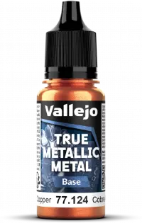 1. Vallejo: 77.124 - True Metallic Metal - Base - Ancient Copper (18 ml)