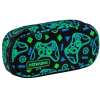 1. AstraBag Piórnik AC6 Saszetka Usztywniona Game On 503026030