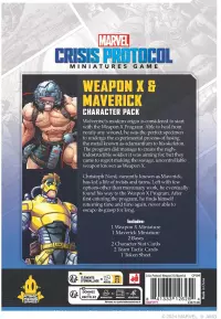 3. Marvel: Crisis Protocol - Weapon X & Maverick