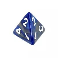 2. Komplet kości REBEL RPG - Dwukolorowe - Niebiesko-szare