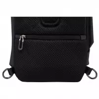 10.  R-Bag Plecak Męski na Ramię z USB Slim Black Z121