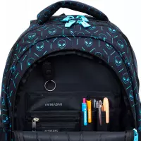2. AstraBag Plecak Szkolny AB300 Neon UFO 502025013