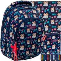1. AstraBag Zestaw Szkolny Dear Puppy 3el. Plecak AB300 502026011 + Worek 507026005 + Piórnik 503026015
