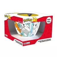 1. Zestaw do Ramen: Miska + Pałeczki - Pokemon - Starters Manga 