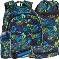 1. CoolPack Zestaw 5el. Skate Night Plecak F029930 + Worek F070930 + Piórnik F062930 + Z17930 + Z18930
