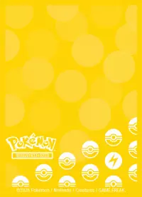 3. Ultra Pro: Pokemon - Deck Protector Sleeves - Koszulki na Karty - Energy - Lightning Type - 65 szt.