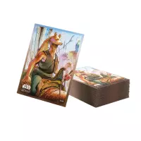 3. Gamegenic: Star Wars Unlimited - Premium Art Sleeves - Jar Jar Binks
