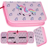 1. Starpak Piórnik Dwuklapkowy Bez Wyposażenia Pixel Unicorn 576218