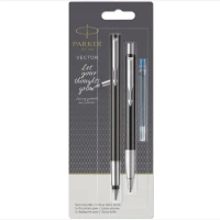 3. Parker Zestaw Czarny Vector Pióro Długopis 2046838
