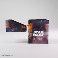 7. Gamegenic: Star Wars Unlimited Card Game - Soft Crate - Pudełko na Karty - Han Solo / Millenium Falcon