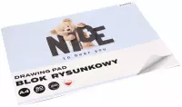 2. Starpak Blok Rysunkowy Football A4 20 kartek Biały Miś 588811