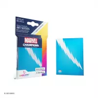 2. Gamegenic: Marvel Champions Art Sleeves 66x 91 mm - Koszulki na Karty - Quicksilver 50+1 szt.