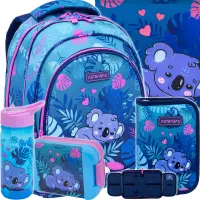 1. AstraBag Zestaw Szkolny 5el. Sweet Koala Plecak 502025002 + Worek 507025001 + Piórnik 503025002 + 511025001 + 511025002