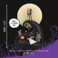 7. Lampka - Diorama Miasteczko Halloween 