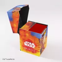 5. Gamegenic: Star Wars Unlimited - Soft Crate - Pudełko na Karty - Luke/Vader
