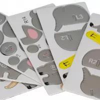 2. Mega Creative Puzzle Kartonowe Słonik 3D 598094