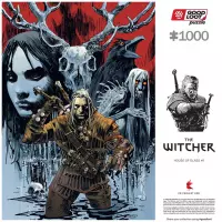 6. Good Loot Comic Book Puzzle: The Witcher (Wiedźmin) House of Glass (1000 elementów)