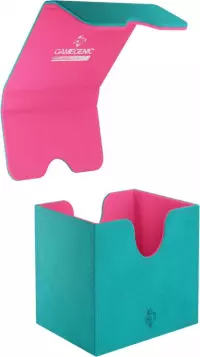 6. Gamegenic: Sidekick 100+ XL Convertible - Pudełko na Karty - Teal/Pink