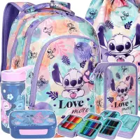 1. CoolPack Prime Zestaw Szkolny Stitch Pastel 5el Plecak F025885 + Worek F054885 + Piórnik F067885 + STLO9913 + STLO9903